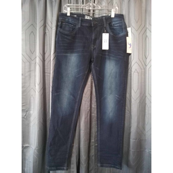 SOBK Mens Skinny Fit Jeans